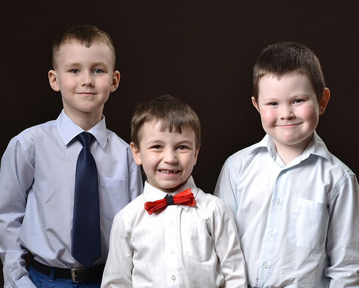 Портрет 3 мальчиков